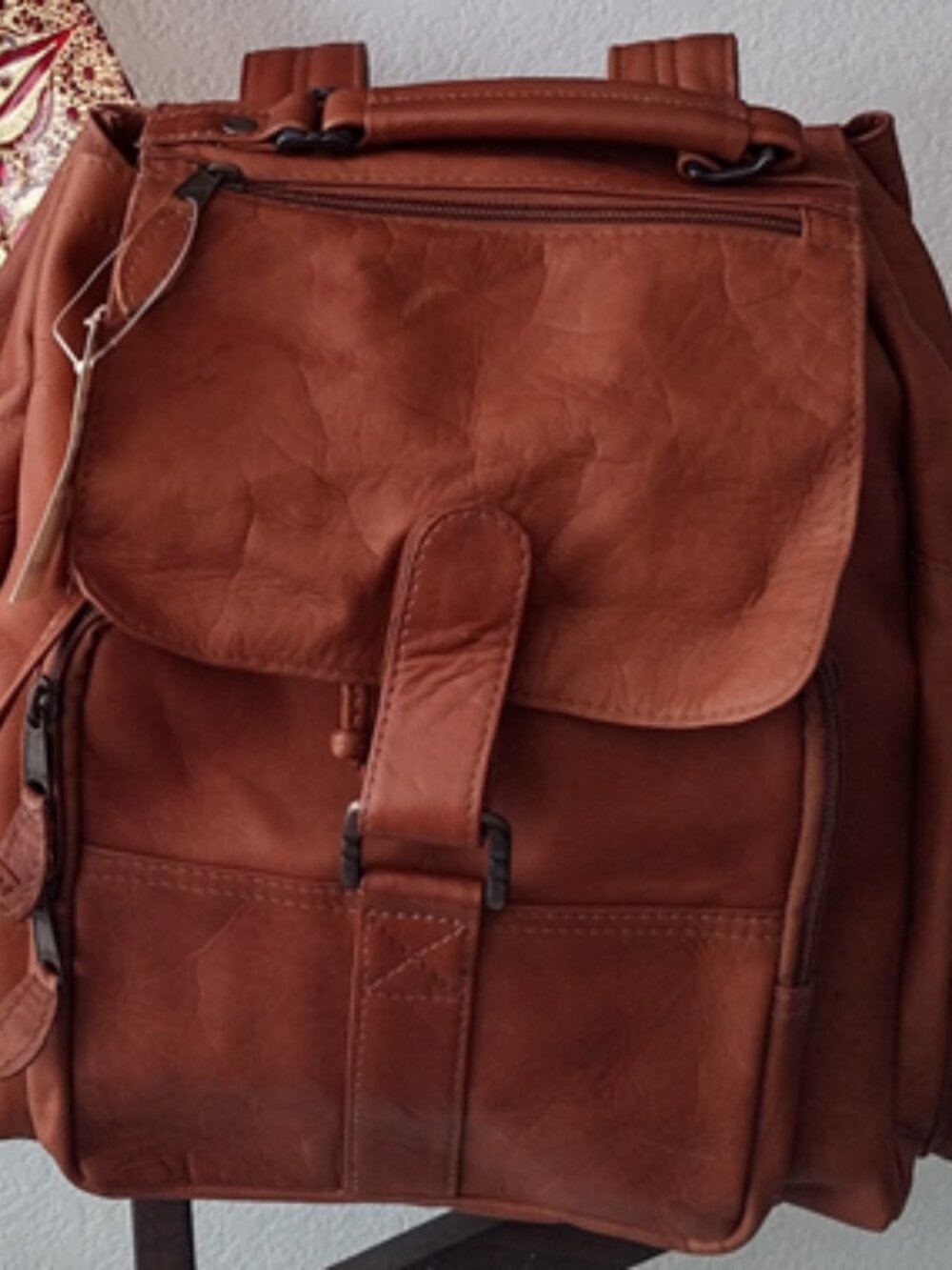 Wilson Leather:  Vintage 1996 Brown Leather Backpack Large – NWT